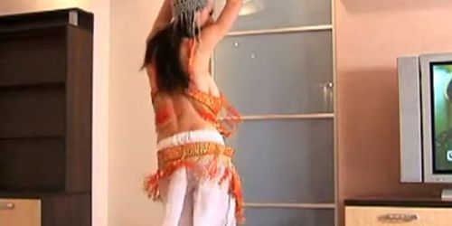 Big Boob Arabian Belly Dancer in a Totally Naked Middle Eastern Mujra Dance  - Tnaflix.com