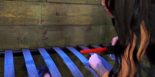 Alby Rydes strapon deepthroat (Alby Ryder, Esmi Lee)