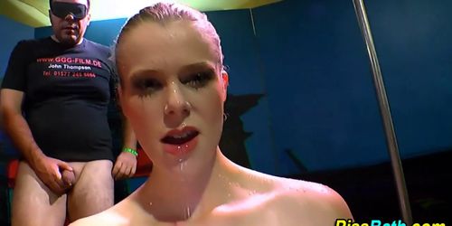 Fetish ho swallows piss