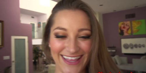 Dani Daniels sucking cock in pov