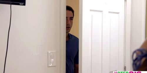 Pranked my stepsister and her friend and it got me laid