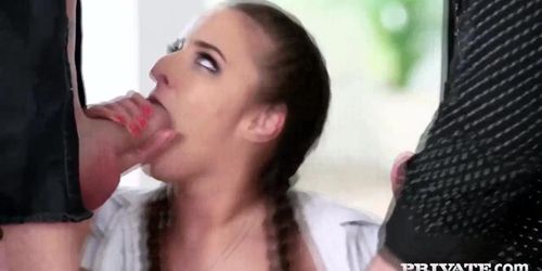 Deep Throat Pro Amirah Adara Is A Horny Teen Student (Angelique A, Angelique LeClair)