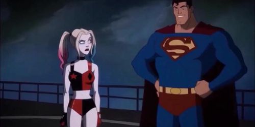 Harley Quinn BALLBUSTING Superman - bat swing in the balls - INCREDIBLE SCENE - nutshot, nut shots