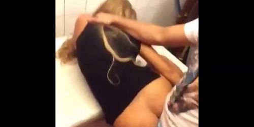 20 years old girl fucked in club toilet - Tnaflix.com