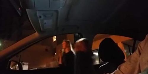 car dickflash for group of teens