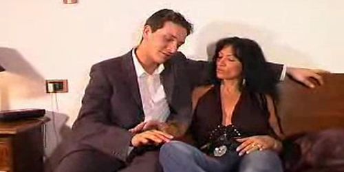 Italian Mom And Son's friend