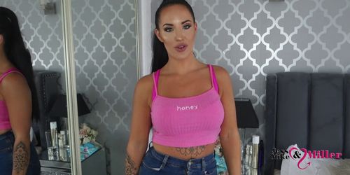 Unedited Youtuber Sexy Lingerie Haul Jerk off Challenge in 4K