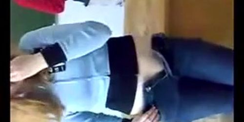 Deaf Teen Flashing in the Classroom - Tnaflix.com