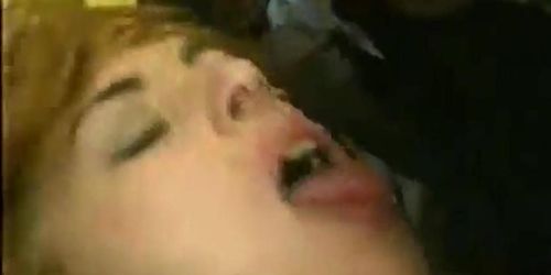 Two white models in Gangbang