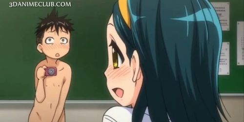 Teen hentai anime caught masturbating gets fucked hard - Tnaflix.com