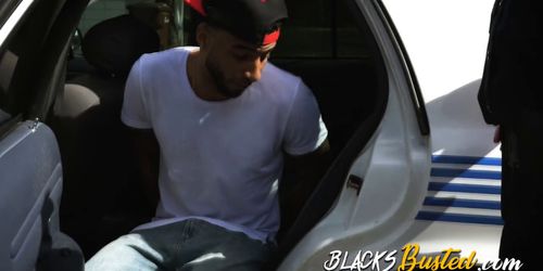 Blacks get busted by blondie cop that just wants their cocks inside her wet pussy very hard