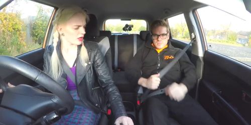 Fake Driving School Posh cheating wife with great boobs has loud orgasms - video 1 (Princess Jas, Princess Jasmin)