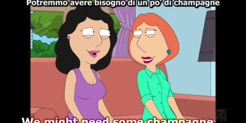 Lois Griffin Lesbian Porn - FAMILY GUY - Lois hot lesbian kiss - funny clip - sexy wives making out -  milfs having sex - Tnaflix.com