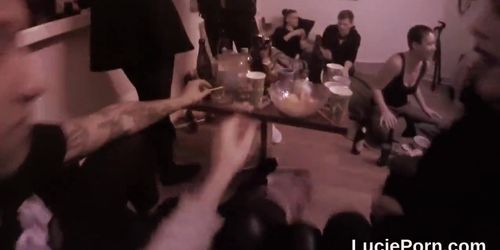 Amateur lesbo kittens get their soft honey pots licked and shagged (Lucie Makes Porn)