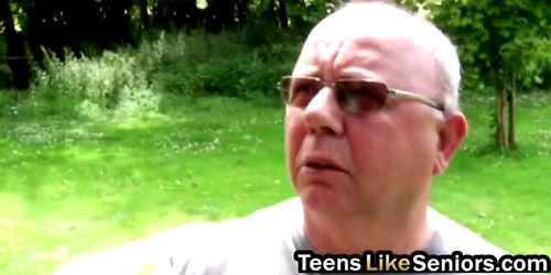 Cute teen doll sucks and rides the cock of a mature man (Teena Lipoldina, Teena Lipoldino)