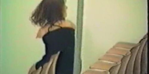 Triple Amputee moving by the stairs