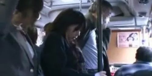The lesbian took the bus and the mischief was begun  2