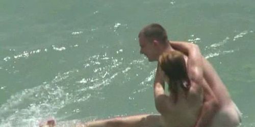 THESANDFLY - Hottest Public Beach Action! - video 1
