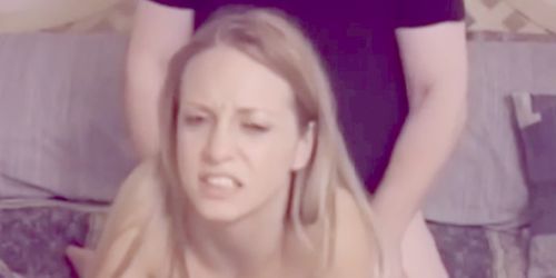 ED POWERS VIDEO - Adorable blonde fucked hard after having her pussy rubbed