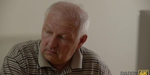 DADDY4K. Slutty girl fucked by horny old dad behind boyfriend's back (Ornella)
