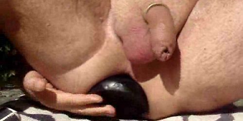 buttplug mega anal outdoor