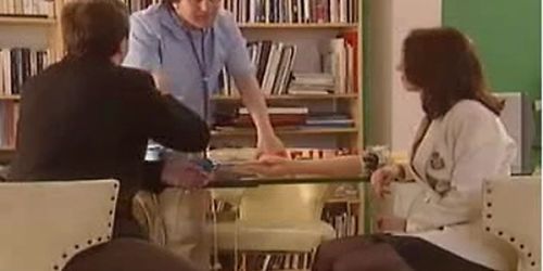 German porn - weird foursome to the gyno doctor