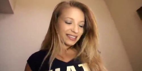 AMWF Alyssa Branch interracial with Asian guy - video 3 (Carla Jessi)