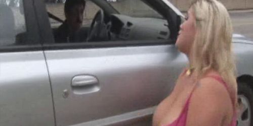 FATTIES ON FILM - Hitchhiker BBW Gets Pussy Licked