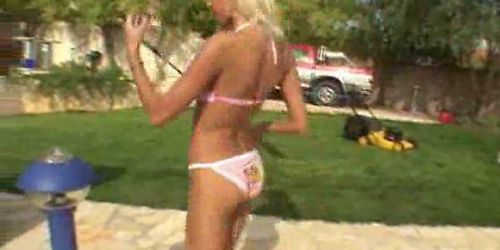 Nikky Blond throatfucked in golf cart (Michaela, Niki Blond)