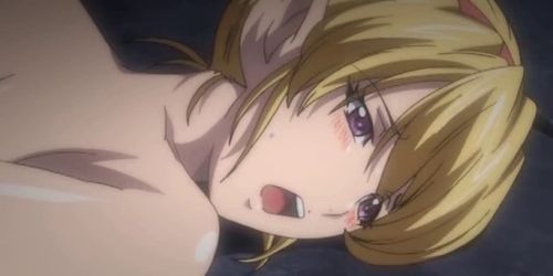 Naked hentai babe wrapped up and fucked by tentacles