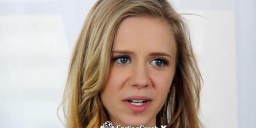 Amateur Rachel James gets pussy fucked on the couch - CastingCouch-X