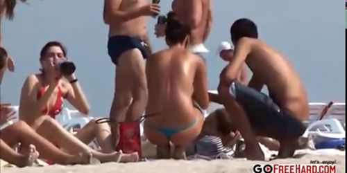 European Bikini Girls Topless At Beach - topless beach' Search - TNAFLIX.COM