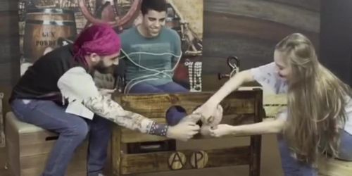 Tickle Challenge Brazilian TV 
