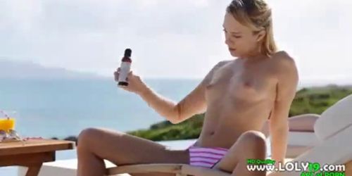 absolutly hot blond fingering her pussy - video 2 (Ms. Sassi)