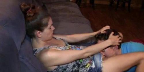 Girl rides boyfriend after he ate her pussy