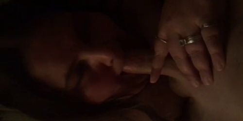 my bbw wife sucking my cock