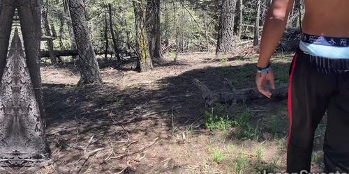Hiking turned into public fucking (Jason Sweets)