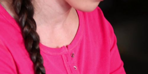 Brunette in rope takes double penetration (Casey Calvert, Prince Yahshua)