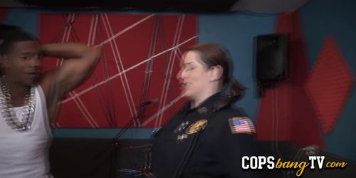 Get ready for some interracial hardcore action with these two busty MILFs who love black dicks