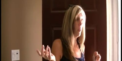 Busty Blonde Wife Cheating on her Husband with the new Pool Boy