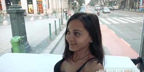Amazing Shrima Malati slips his dick deep into her throat
