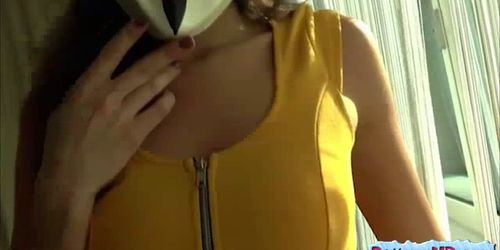 Alice Plays Solo Along With Her Sex Toy - video 1