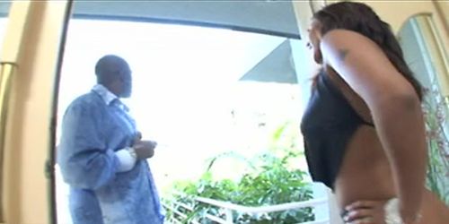 Destiny Deville takes a big black cock