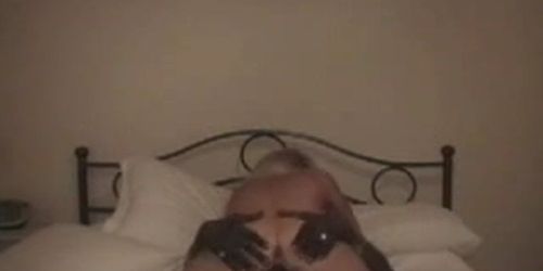 Hubby films blonde wife enjoying black satisfaction