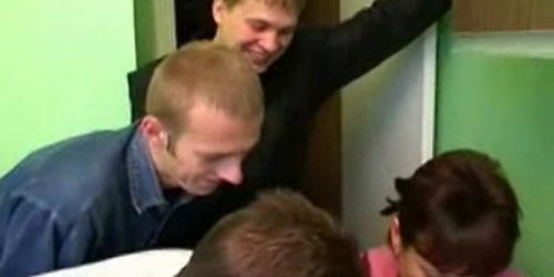 russian mature takes 3 cocks