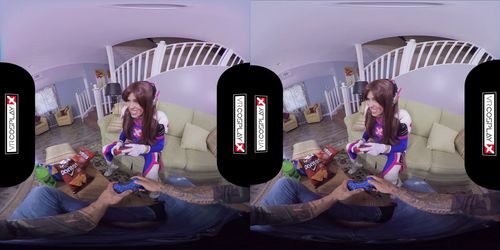 VR Cosplay X Wild Sex With Lusty Megan Rain - VRCosplayX