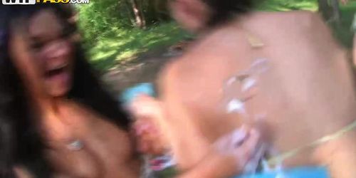 WTF Pass - Picnic screw party movie, part 2 (Alice Campbell, Betsey Kite, Nadia B)