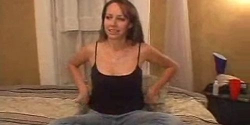Cute Brunette's First Time to Anal (Ann Parker)