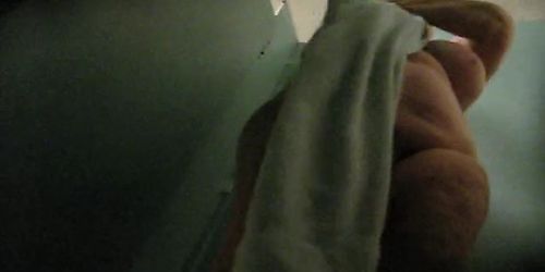 Hidden Cam- older mature with big boobs in poolcabin