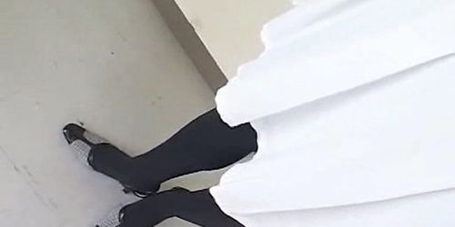 A Sexy Teacher with Panty Stokings
